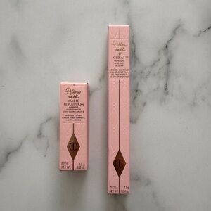 Charlotte Tulbury lip set lipstick + lip liner - pillow talk